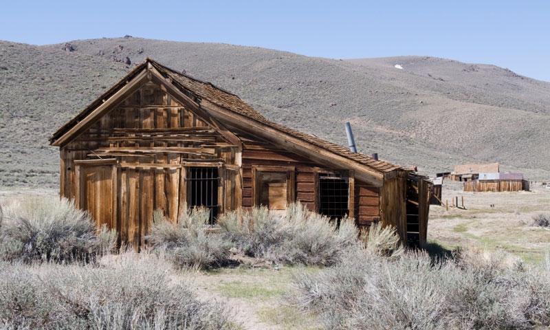 Jail in Bodie Ghost Town